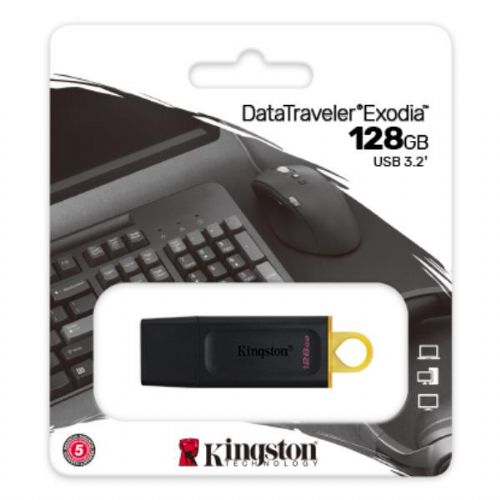 Kingston DataTraveler Exodia DTX/128GB Flash Drive USB 3.2 Gen 1 tassa siae inclusa